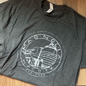 Magnolia Farms dark gray silo shirt